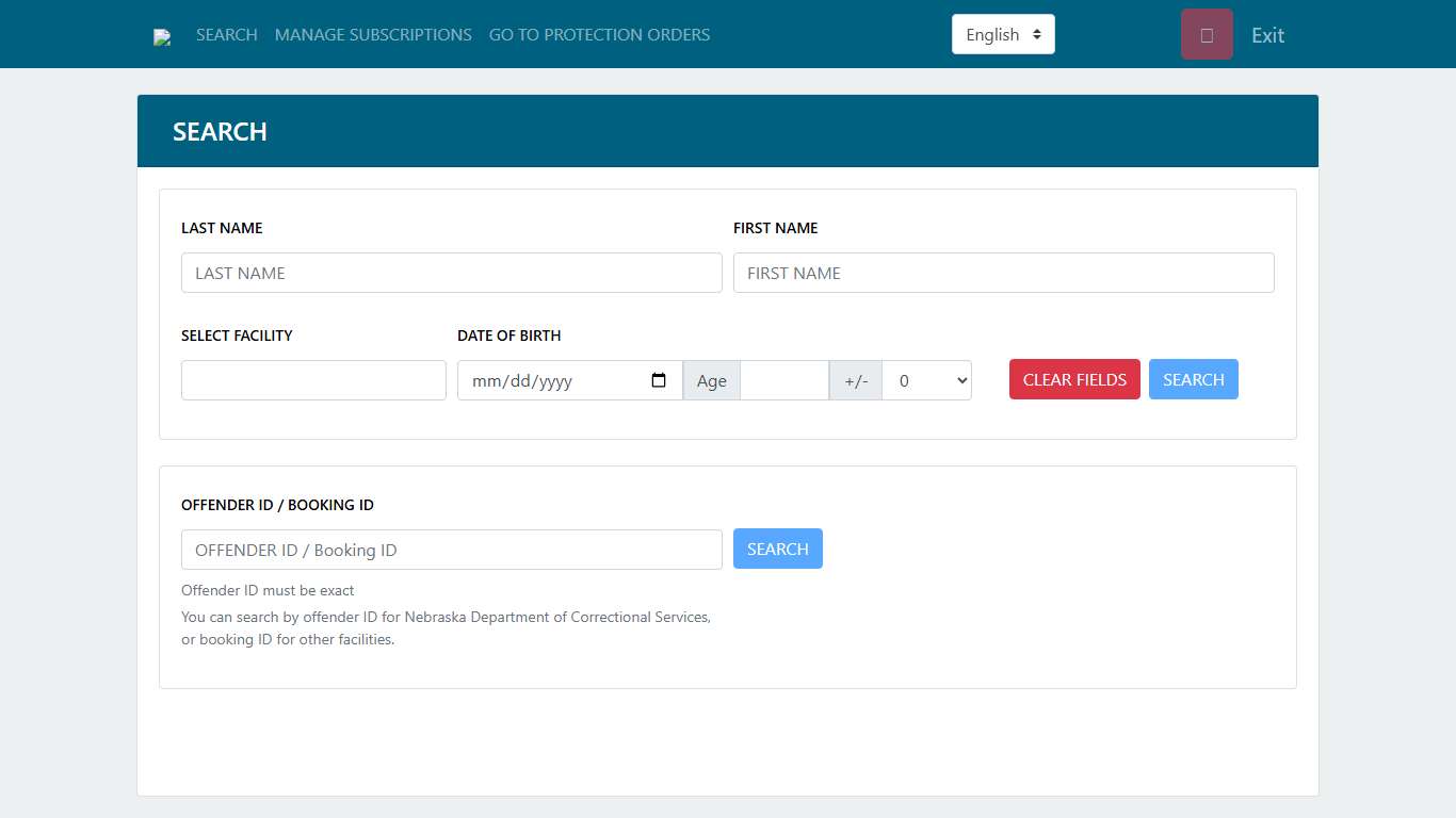 Nebraska Victims of Crime Alert Portal (NEVCAP)